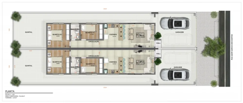 Casa, 2 quartos, 54 m² - Foto 6