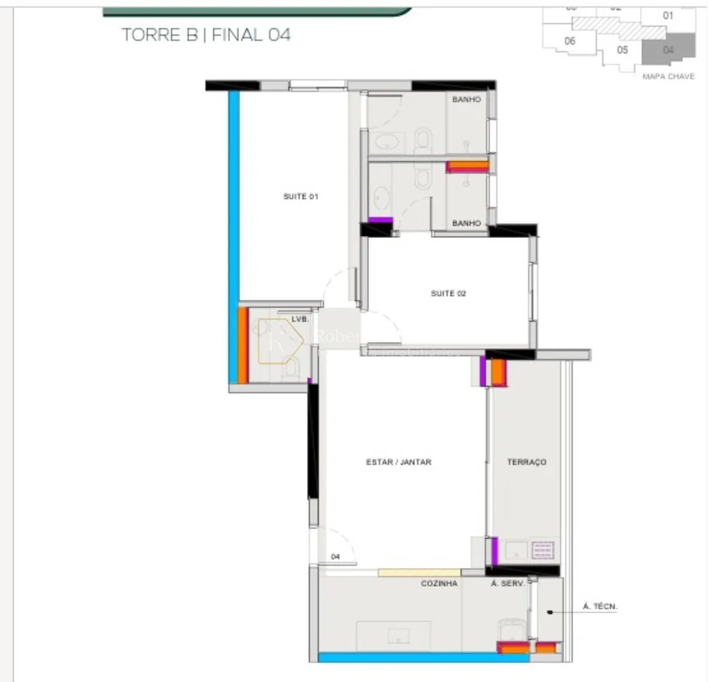Apartamento, 2 quartos, 90 m² - Foto 2