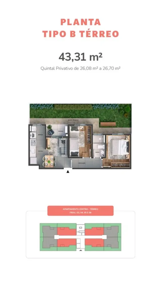 Apartamento, 2 quartos, 42 m² - Foto 6