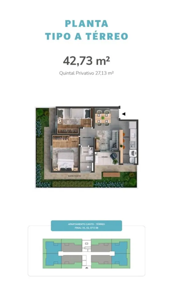 Apartamento, 2 quartos, 42 m² - Foto 3