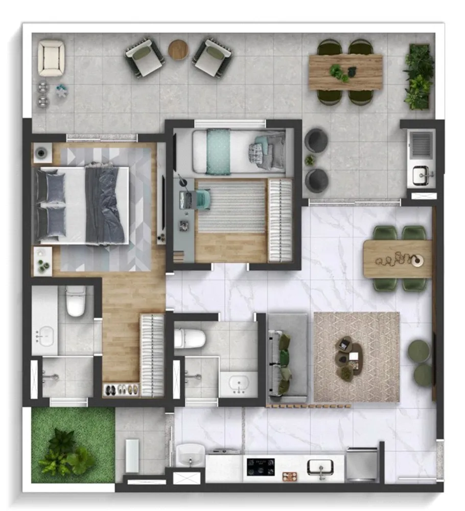 Apartamento, 2 quartos, 65 m² - Foto 7