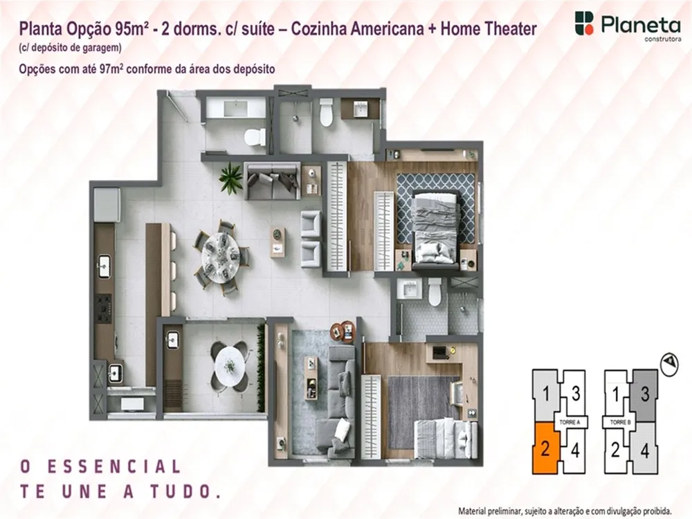 Apartamento, 1 quarto, 49 m² - Foto 6