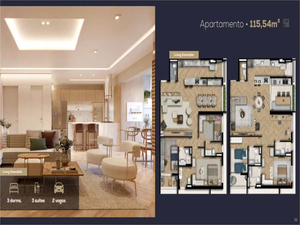 Apartamento, 3 quartos, 83 m² - Foto 7