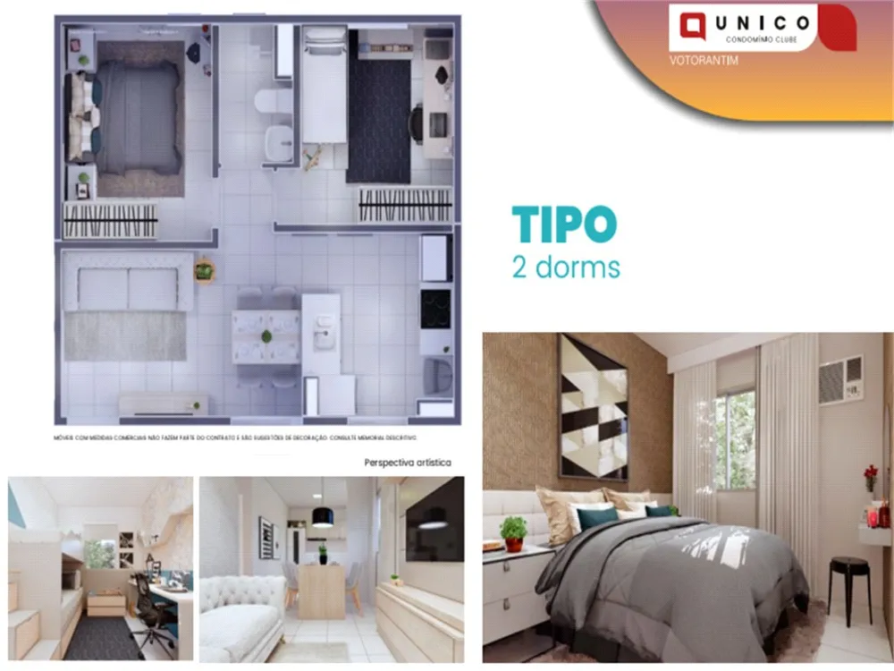 Apartamento, 2 quartos, 41 m² - Foto 3