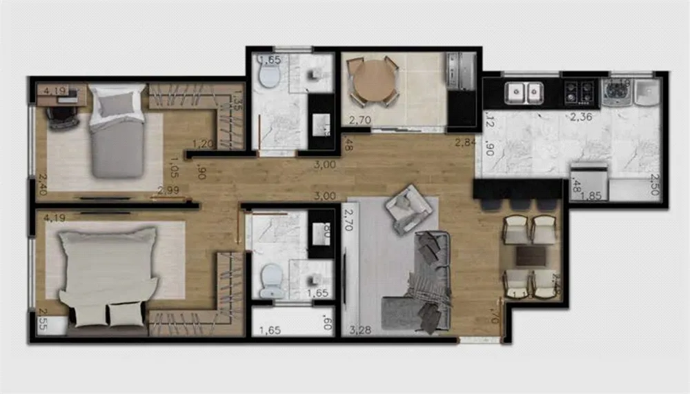 Apartamento, 62 m² - Foto 5
