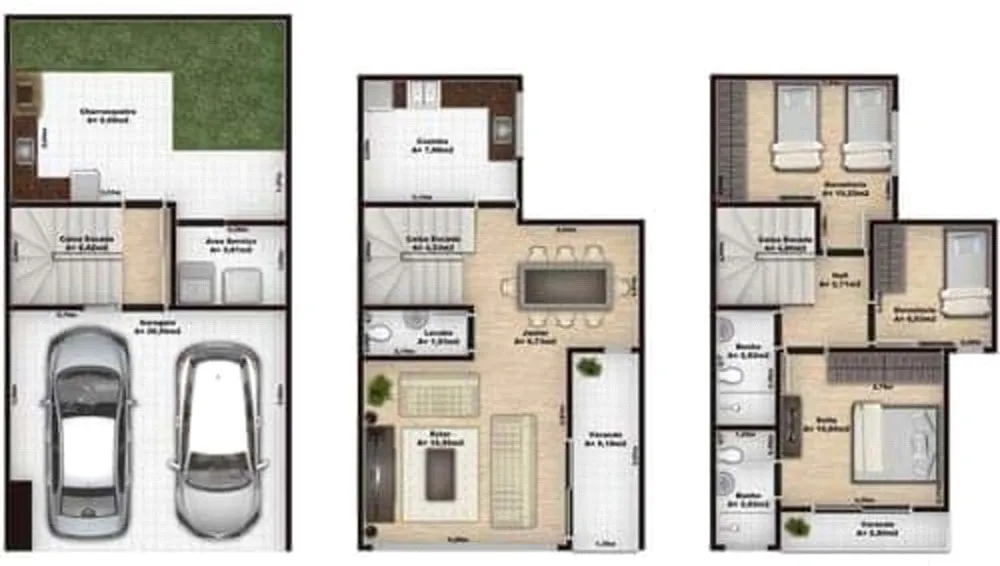 Casa, 3 quartos, 151 m² - Foto 1