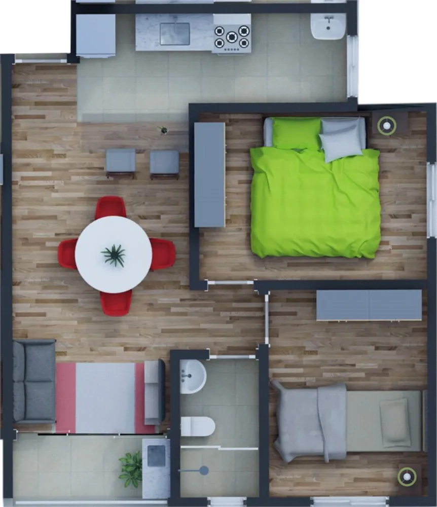 Apartamento, 2 quartos, 47 m² - Foto 7