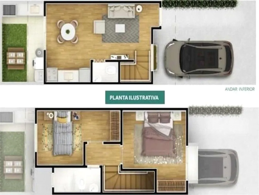 Casa, 2 quartos, 52 m² - Foto 8