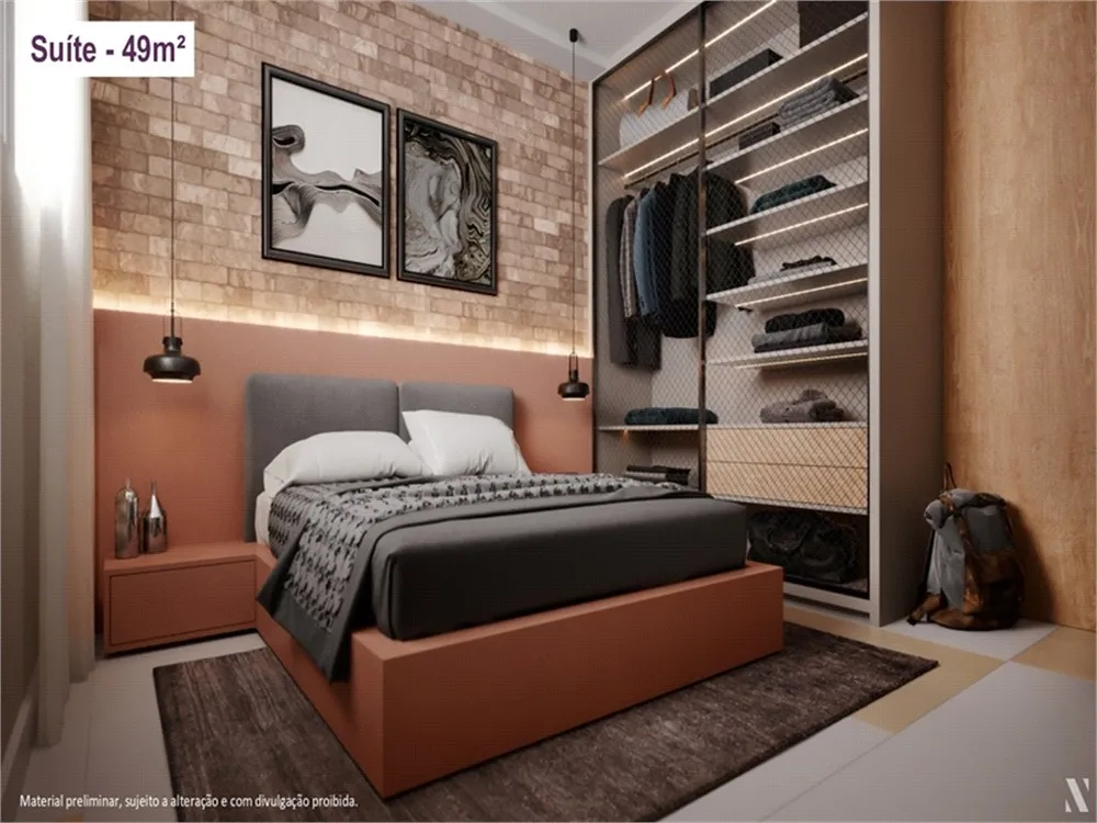 Apartamento, 1 quarto, 49 m² - Foto 2