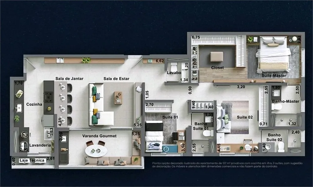 Apartamento, 3 quartos, 132 m² - Foto 5