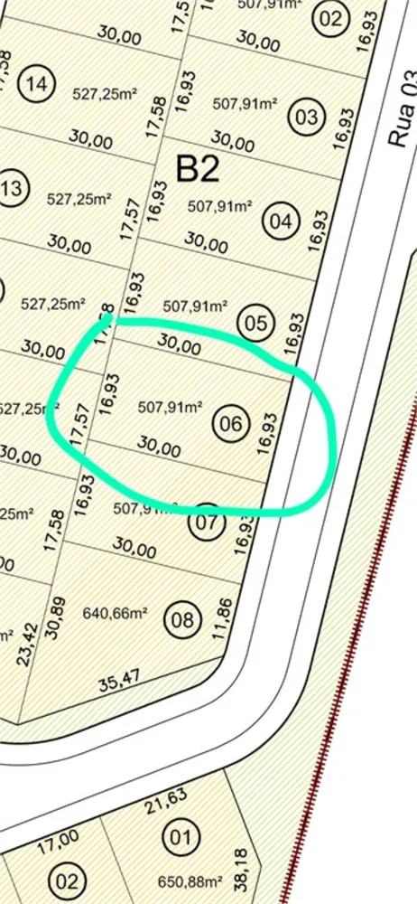 Loteamento e Condomínio, 507 m² - Foto 1
