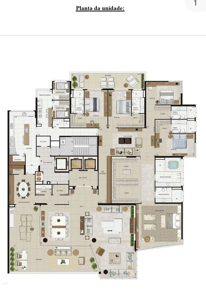 Apartamento, 4 quartos, 648 m² - Foto 14