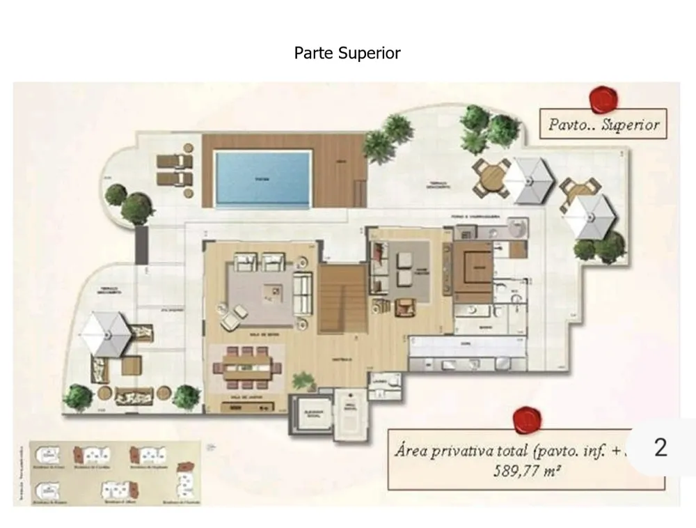 Cobertura, 4 quartos, 589 m² - Foto 4