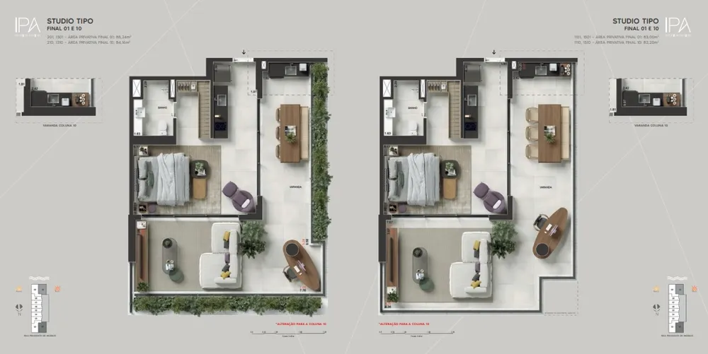 Apartamento, 1 quarto, 82 m² - Foto 16