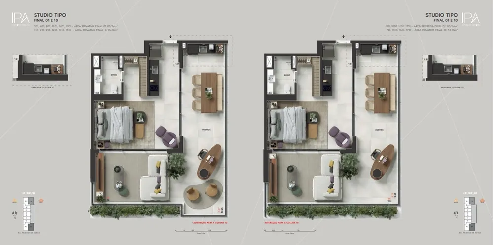Apartamento, 1 quarto, 82 m² - Foto 19