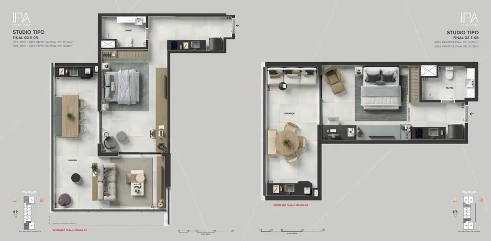 Apartamento, 1 quarto, 82 m² - Foto 17