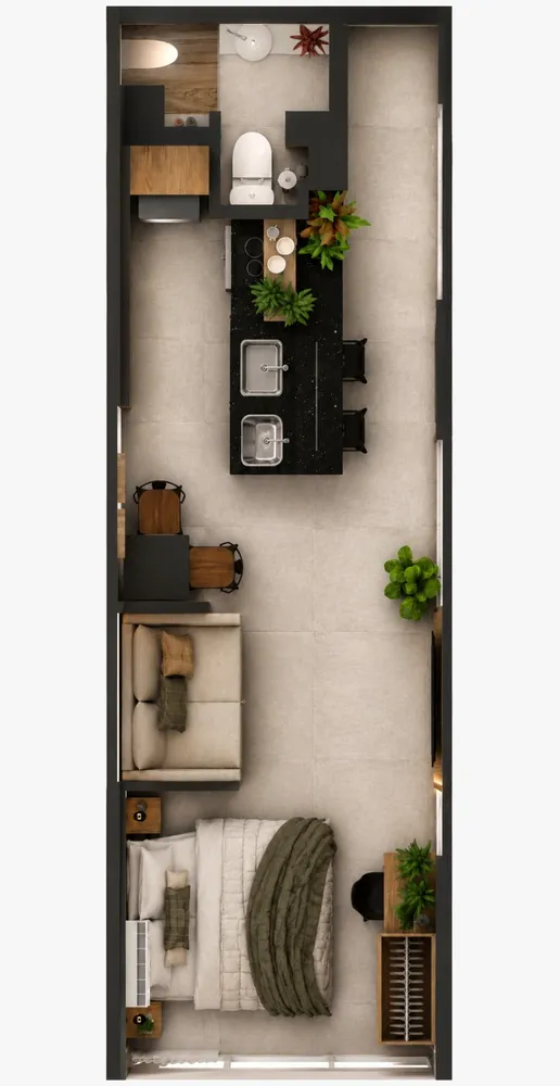 Apartamento, 1 quarto, 31 m² - Foto 8