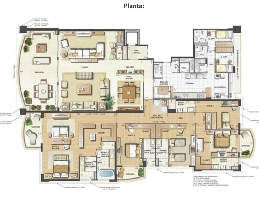 Apartamento, 4 quartos, 555 m² - Foto 5