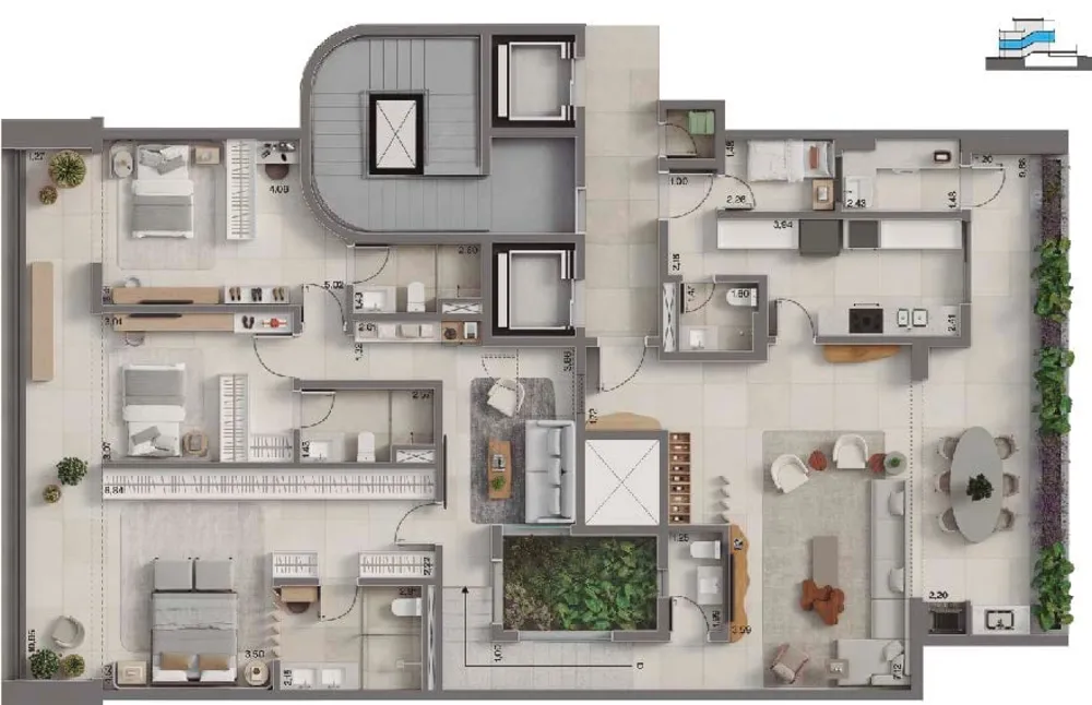 Apartamento, 4 quartos, 224 m² - Foto 20
