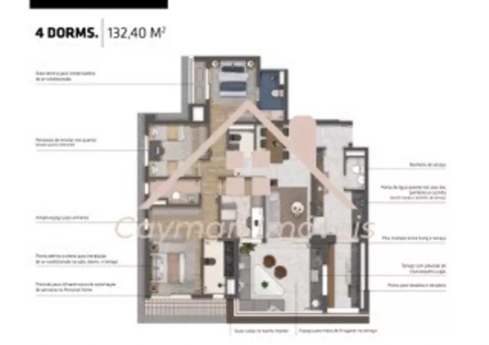 Apartamento, 3 quartos, 132 m² - Foto 11
