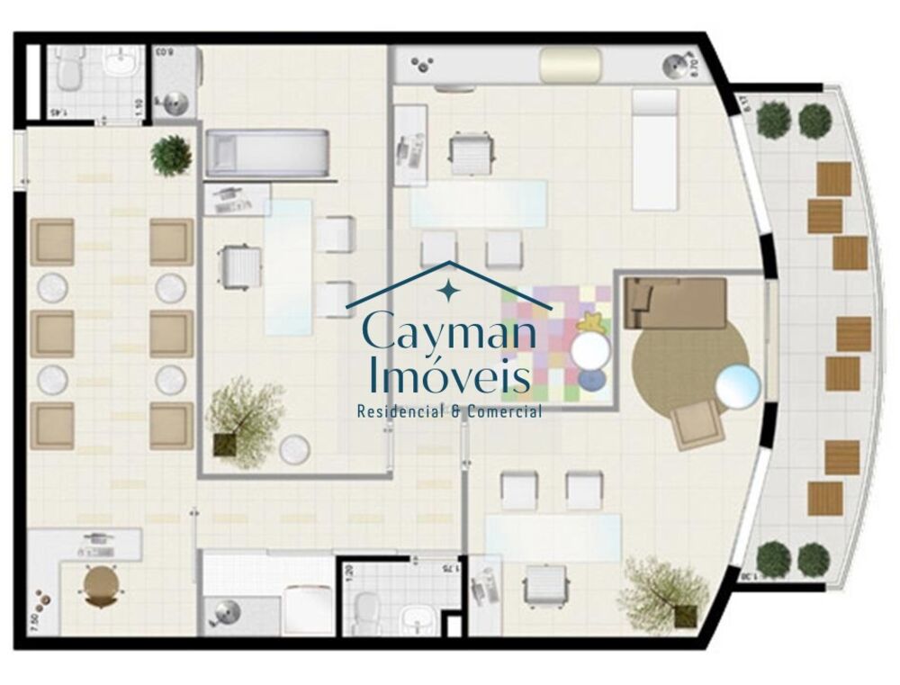 Apartamento, 1 quarto, 95 m² - Foto 35