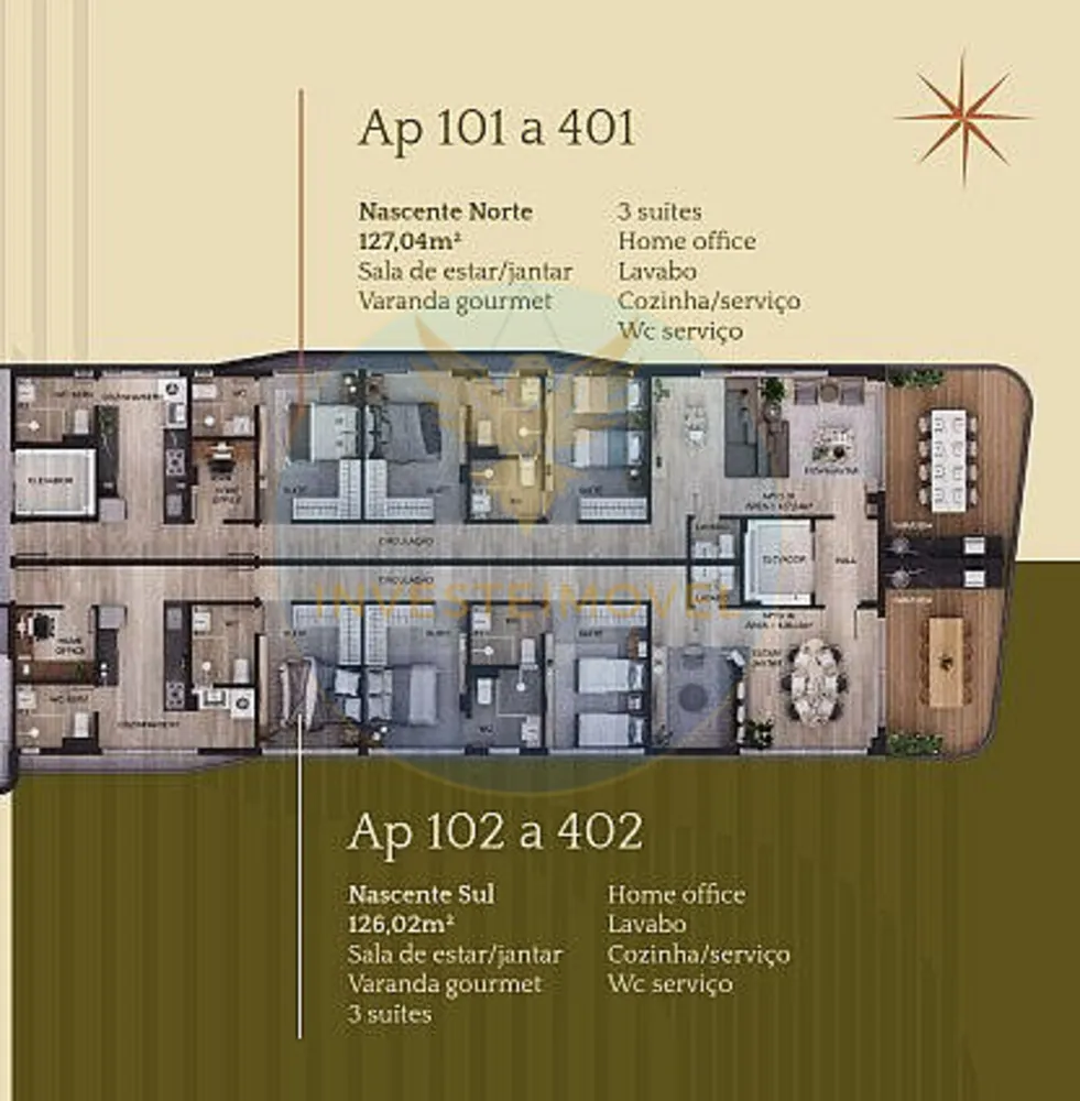 Apartamento, 3 quartos, 127 m² - Foto 11