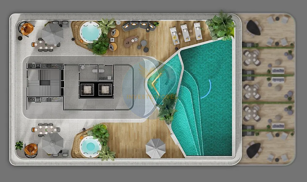 Flat/Apart Hotel, 1 quarto, 45 m² - Foto 13