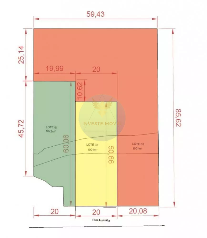 Terreno à venda, 1042m² - Foto 3