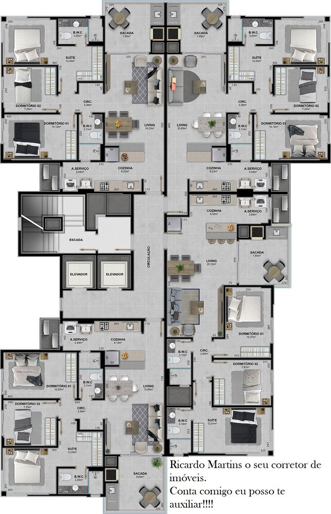 Apartamento, 3 quartos, 79 m² - Foto 4