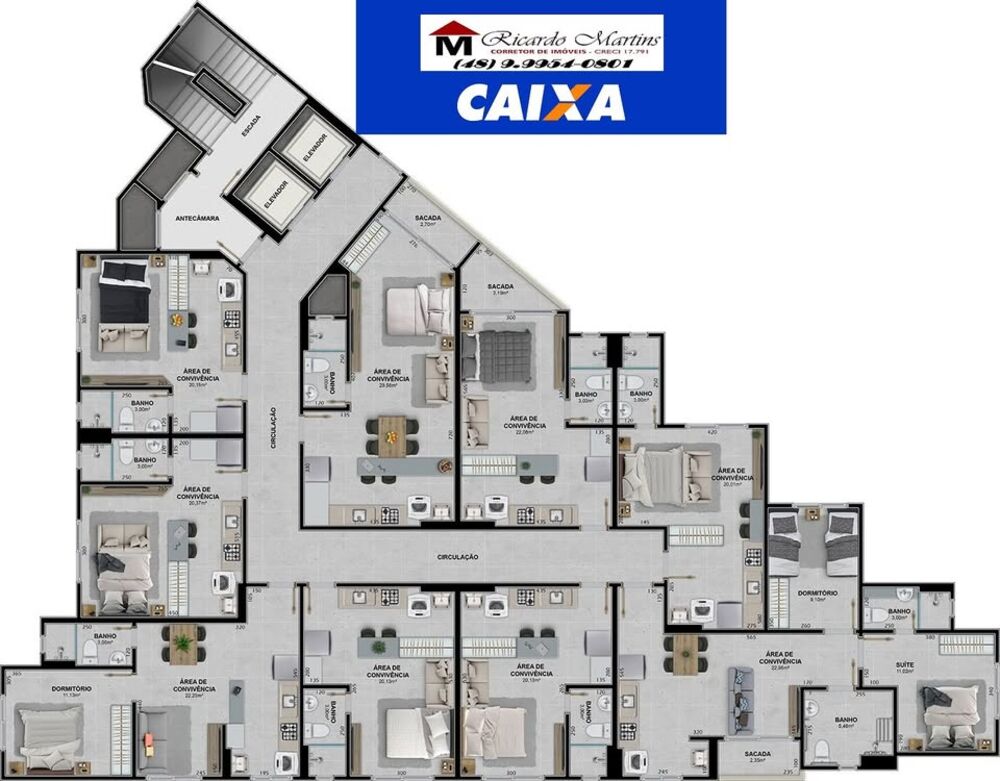 Kitnet-Studio, 38 m² - Foto 9