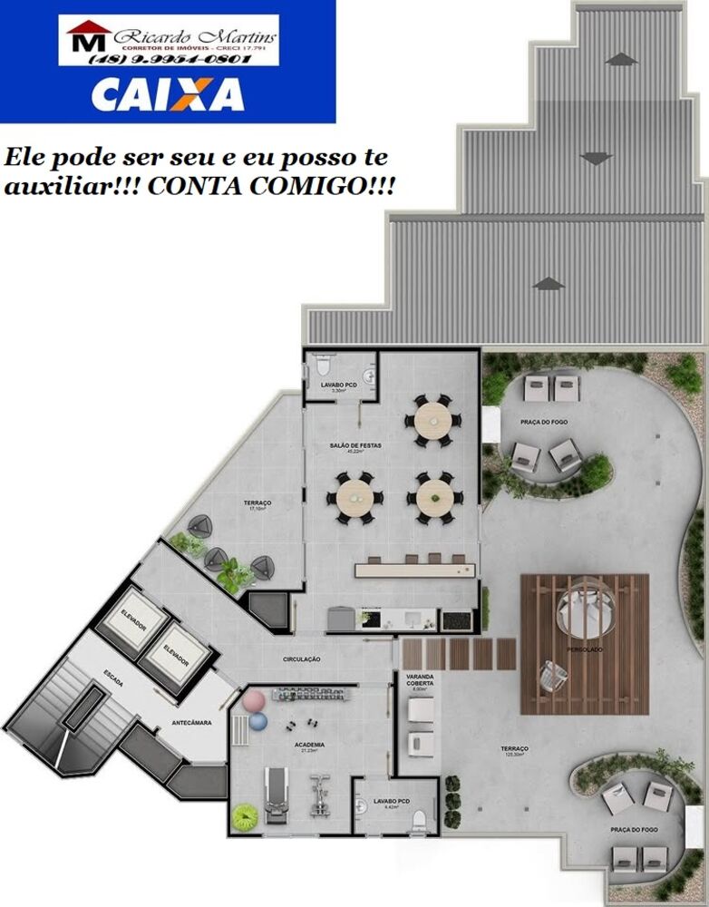 Kitnet-Studio, 38 m² - Foto 1