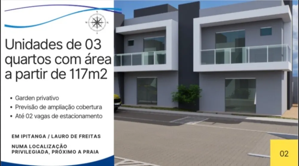 Casa de Condomínio, 3 quartos - Foto 2