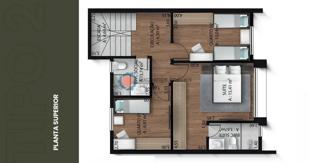 Apartamento, 3 quartos, 111 m² - Foto 3