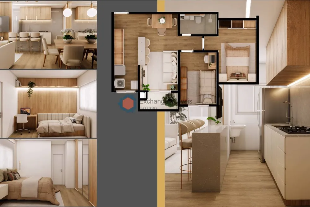 Apartamento, 2 quartos, 51 m² - Foto 4