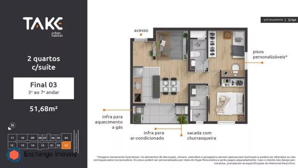 Apartamento à venda com 1 quarto, 26m² - Foto 7