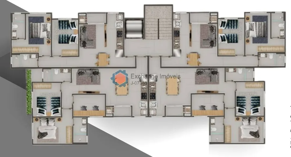 Apartamento, 2 quartos, 56 m² - Foto 3