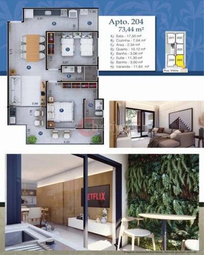 Apartamento, 2 quartos, 72 m² - Foto 7