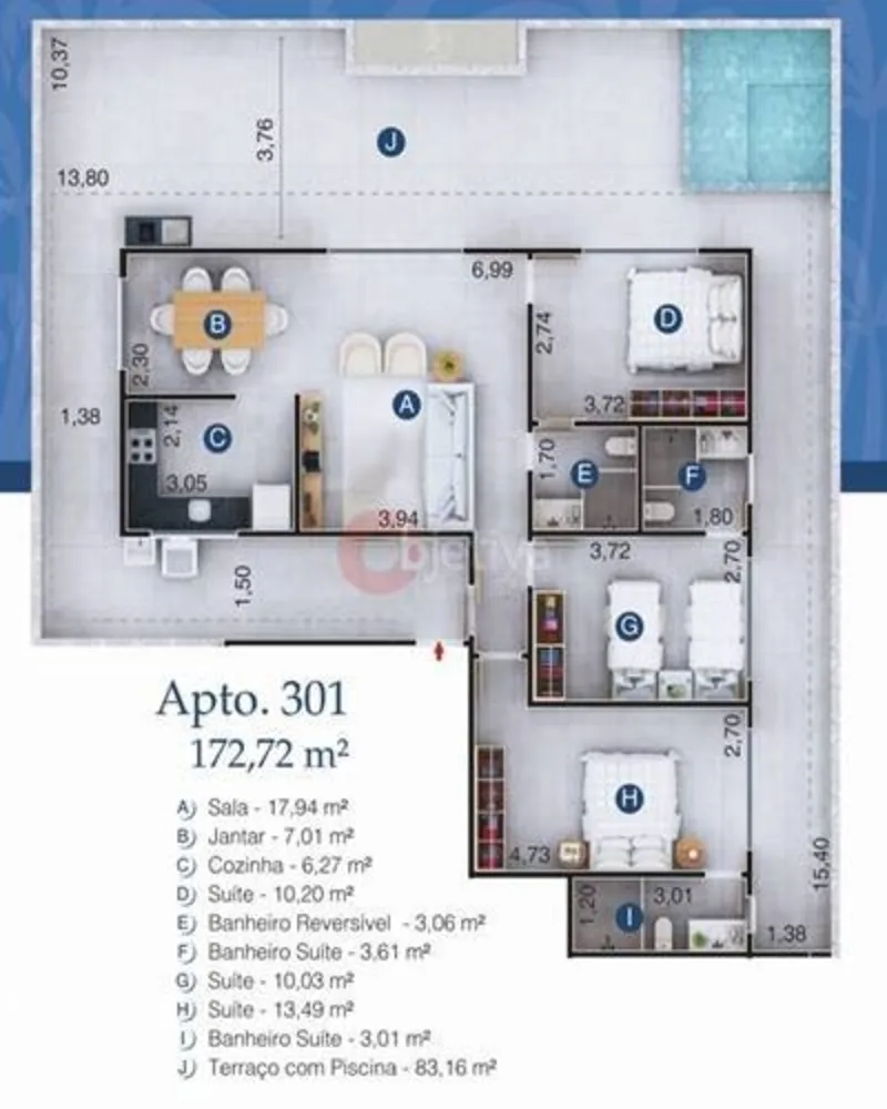 Apartamento, 2 quartos, 72 m² - Foto 22
