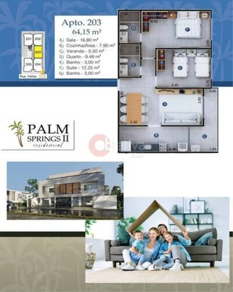 Apartamento, 2 quartos, 72 m² - Foto 4