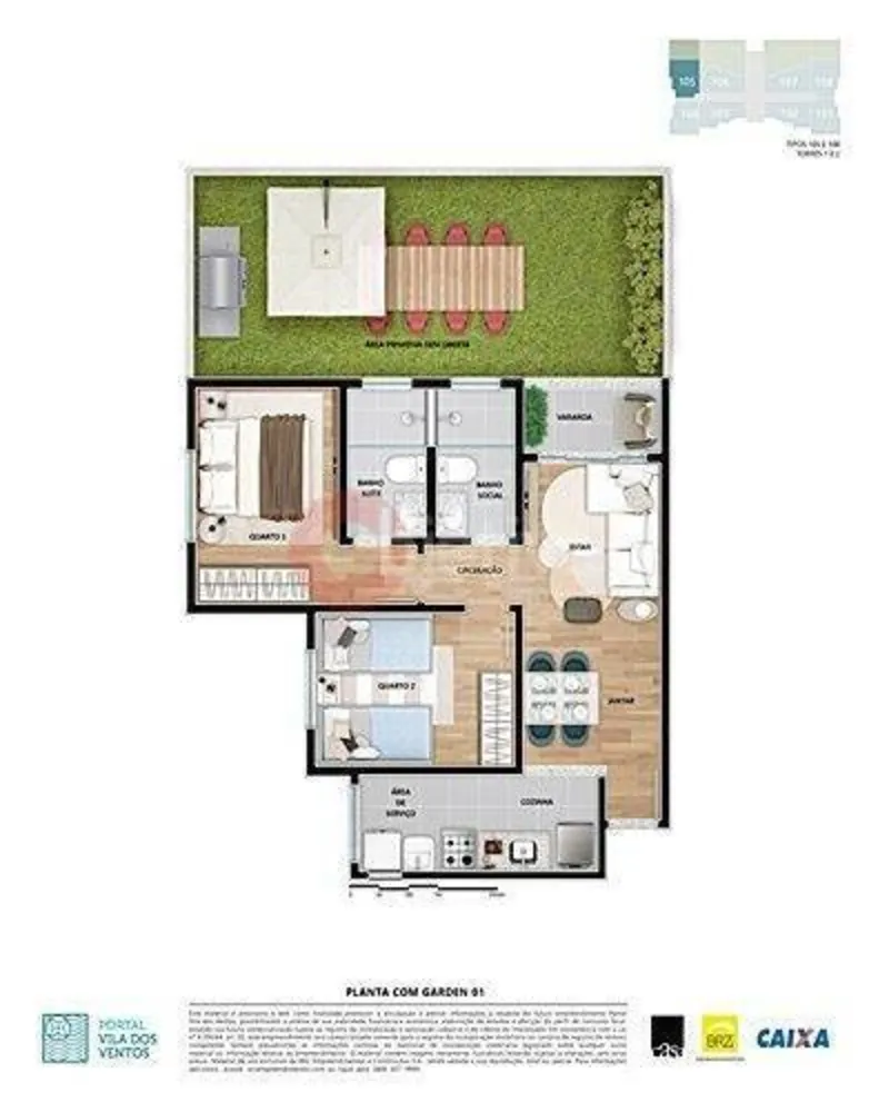 Apartamento, 2 quartos, 53 m² - Foto 10