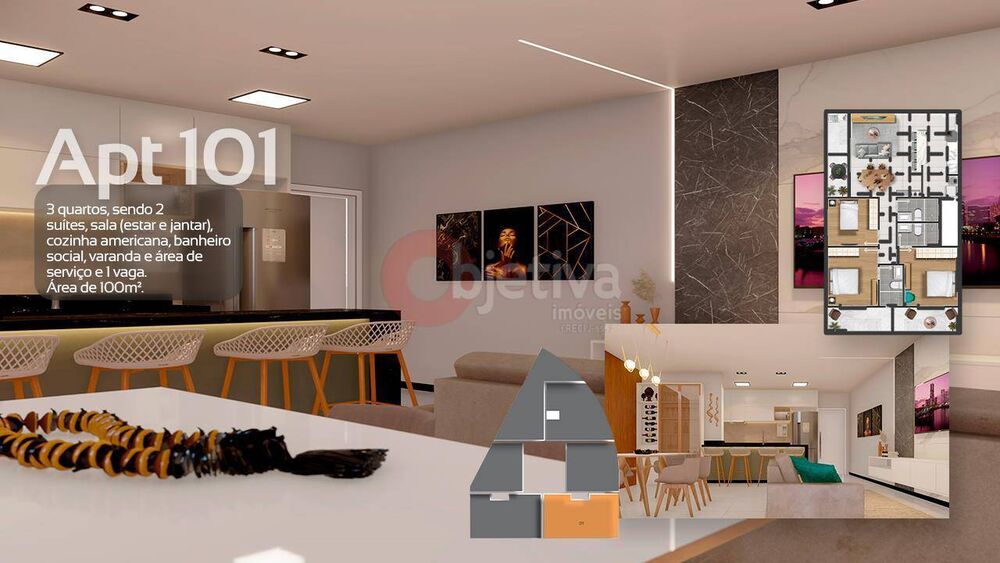 Apartamento, 3 quartos, 62 m² - Foto 6