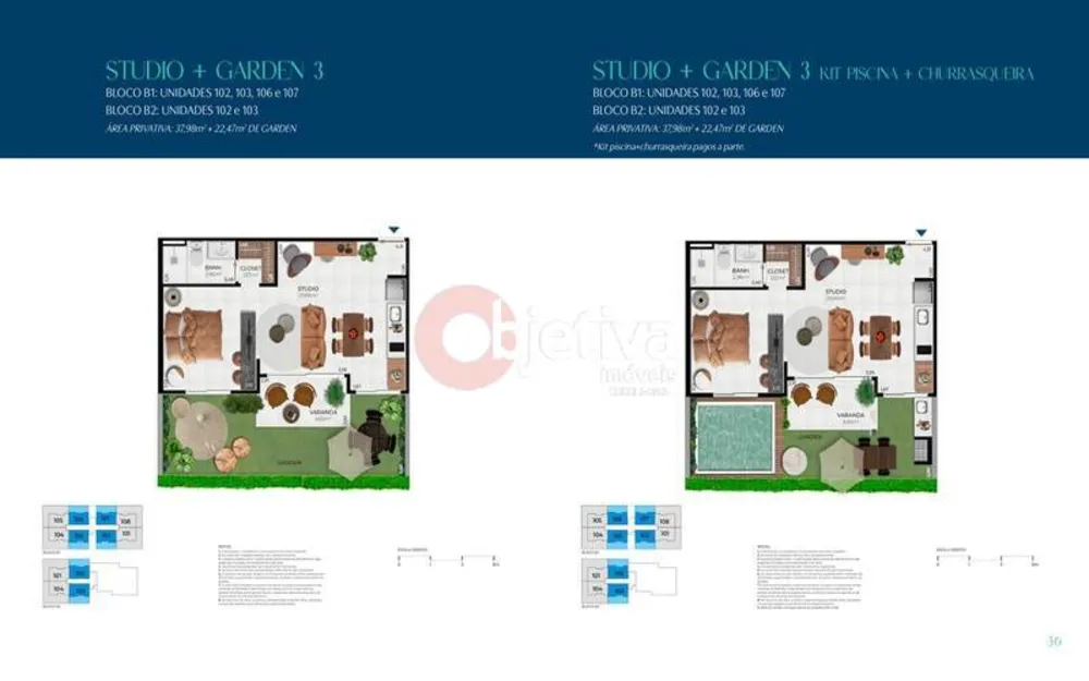 Flat/Apart Hotel, 1 quarto, 42 m² - Foto 2
