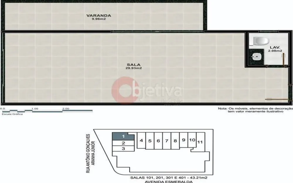 Apartamento, 1 quarto, 53 m² - Foto 41