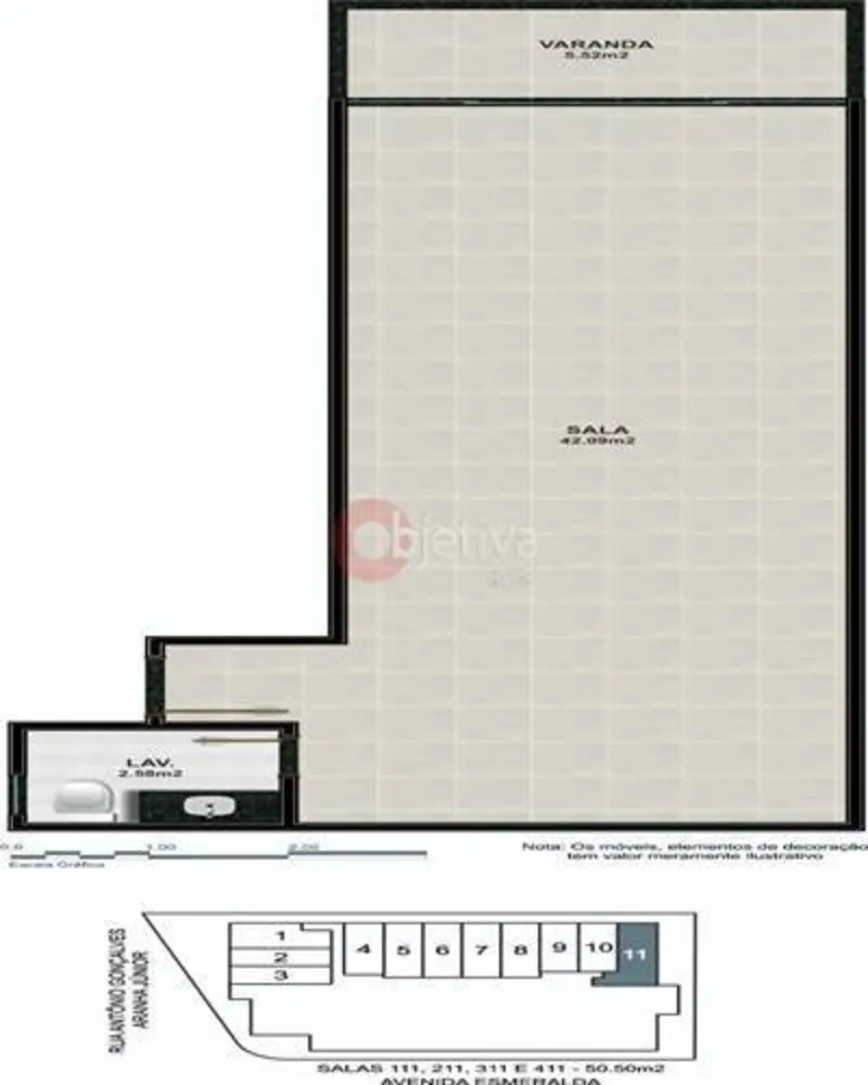 Apartamento, 1 quarto, 53 m² - Foto 44
