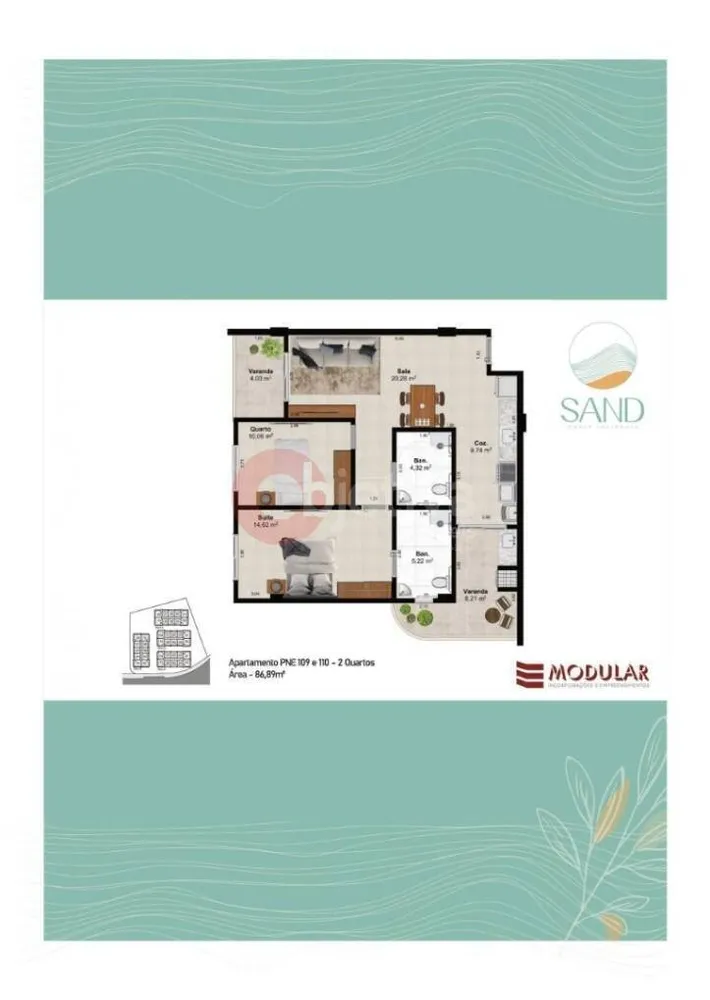 Apartamento, 2 quartos, 92 m² - Foto 7