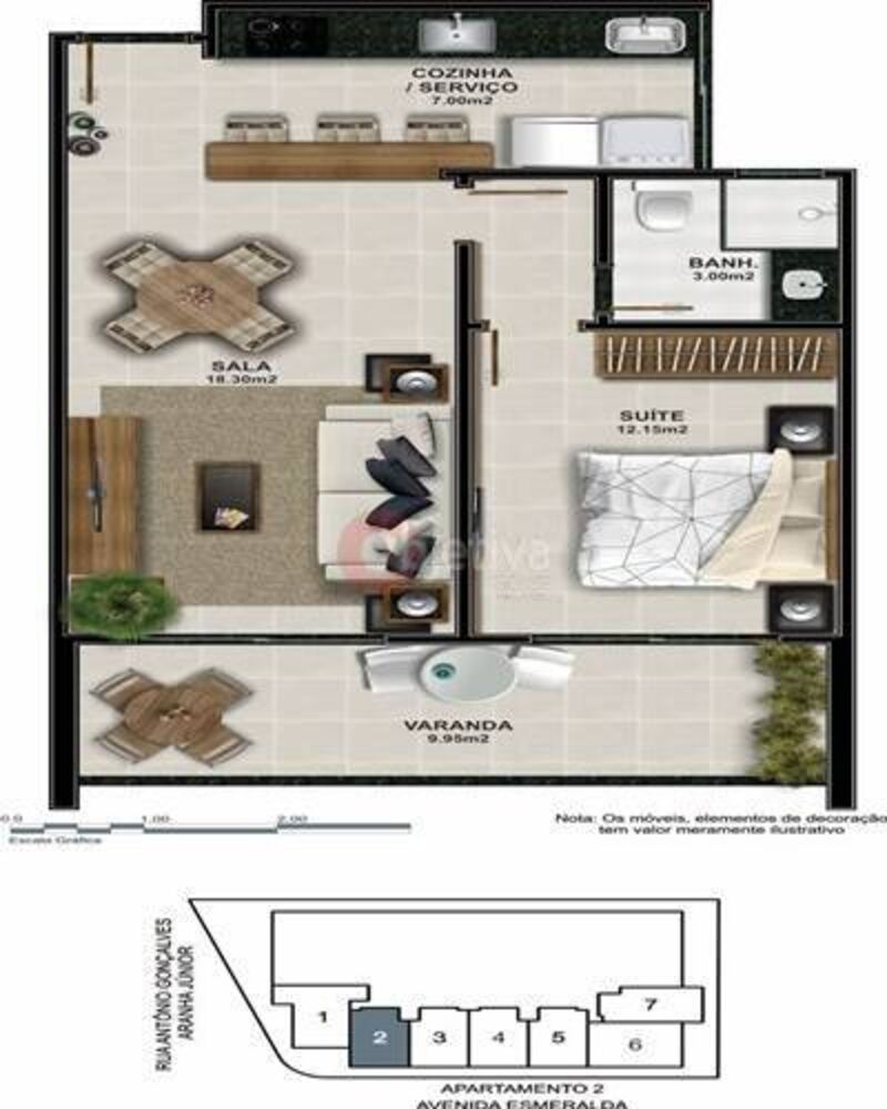 Sala-Conjunto, 35 m² - Foto 3