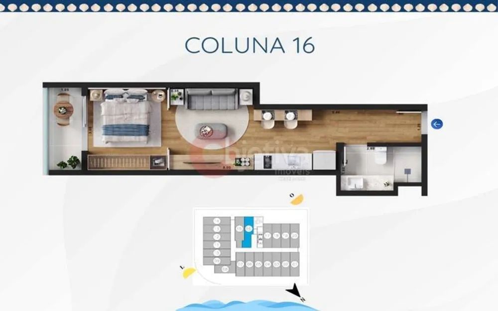 Flat/Apart Hotel, 1 quarto, 30 m² - Foto 36