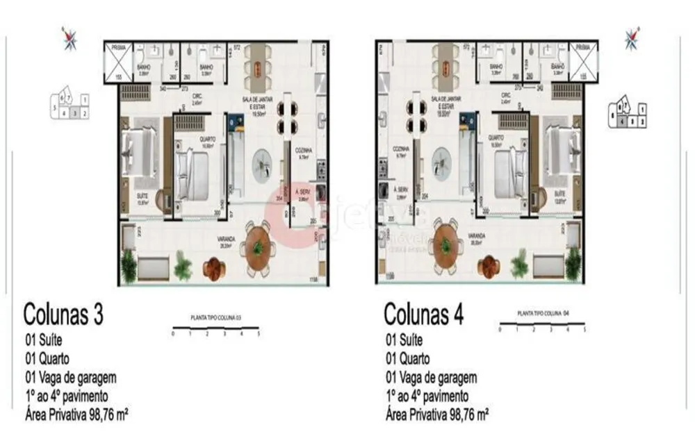 Apartamento, 1 quarto, 55 m² - Foto 2