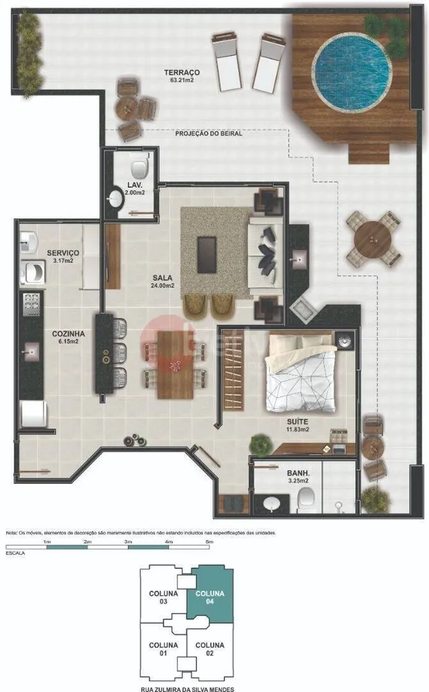 Apartamento, 2 quartos, 105 m² - Foto 15