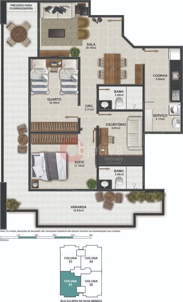 Apartamento, 2 quartos, 105 m² - Foto 8